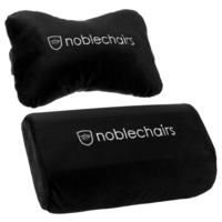 noblechairs Cushion set Schwarz, Weiß 2 Stück(e)