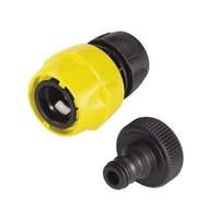 Kärcher 6.997-358.0 Anschlussteil für Wasserschlauch Schlauchanschluss Kunststoff Schwarz, Gelb