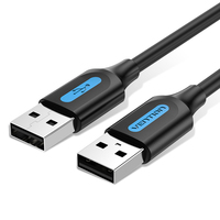 Vention COJBC câble USB 0,25 m USB 2.0 USB A Noir