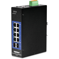 Trendnet TI-G102i Vezérelt L2 Gigabit Ethernet (10/100/1000) Fekete