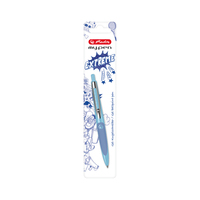 Herlitz my.pen Blauw Clip-on retractable ballpoint pen 1 stuk(s)
