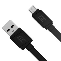 Green Cell KABGC01 USB Kabel 0,25 m Micro-USB A USB A Schwarz