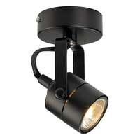 SLV 132020 spot d'éclairage Spot d'éclairage de surface Noir GU10 LED
