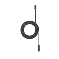 mophie 409903200 cable de conector Lightning 1,8 m Negro