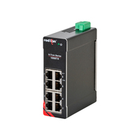 Red Lion 1008TX netwerk-switch Unmanaged Gigabit Ethernet (10/100/1000) Zwart