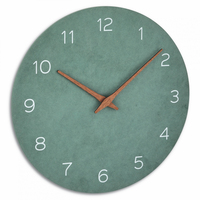 TFA-Dostmann 60.3054.04 wall/table clock Fali Quartz clock Kör alakú Zöld