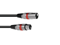 Omnitronic 30220401 cable de audio 0,5 m XLR (3-pin) Negro