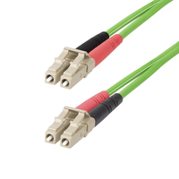 StarTech.com Cable de Fibra Óptica LC a LC (UPC) OM5 Multimodo 1m - Dúplex 50/125µm LOMMF Tipo Cremallera VCSEL 40G/100G - No Sensible a los Dobleces - Low Insertion Loss - LSZH