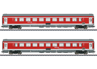 Märklin "Munich-Nürnberg Express" Passenger Car Set 2 parte y accesorio de modelo a escala Vagón de pasajeros