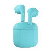 Happy Plugs JOY Casque True Wireless Stereo (TWS) Ecouteurs Appels/Musique/Sport/Au quotidien Bluetooth Turquoise