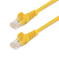 StarTech.com 45PAT3MYL kabel sieciowy Żółty 3 m Cat5e U/UTP (UTP)
