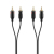 Belkin RCA Audio Cable 1m Audio-Kabel Schwarz