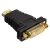 Hama Compact Adapter HDMI Plug - DVI-D Socket HDMI male DVI-D female Schwarz