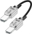Cisco STACK-T2-3M= InfiniBand/fibre optic cable Zwart