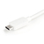 StarTech.com Adaptateur multiport USB-C vers HDMI 4K avec USB Power Delivery et port USB-A - Blanc