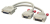 Lindy DVI-I/DVI-D + VGA Monitor Cable DVI-Kabel 0,2 m Grau
