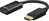 Goobay 71791 Videokabel-Adapter 0,1 m DisplayPort HDMI Typ A (Standard) Schwarz