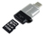 Integral USB3.0 CARDREADER TYPE C SINGLE SLOT MSD card reader USB 3.2 Gen 1 (3.1 Gen 1) Black, Silver