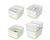 Leitz 52161054 Boîte de rangement Rectangulaire Synthétique ABS Vert, Blanc