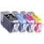 BASETech 1508,0005-126 inktcartridge Compatibel Zwart, Cyaan, Magenta, Geel 4 stuk(s)