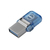 DELL AB135418 USB flash drive 64 GB USB Type-A / USB Type-C 3.2 Gen 1 (3.1 Gen 1) Blauw, Zilver