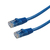 Videk Enhanced Cat5e Booted UTP RJ45 to RJ45 Patch Cable Blue 0.5Mtr