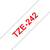 Brother TZE-242 nastro per etichettatrice Rosso su bianco