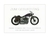 Geburtstagskarte ABC Motorrad 11,5x17cm