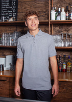 Herren Workwear Poloshirt Basic - Größe: M - Jersey-Piqué, 100% Baumwolle