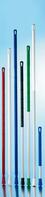 Alu-Stiel für Kunststoffbürsten, Ergonomischer einteiliger Alu-Stiehl, 1500 x 32mm, Blau