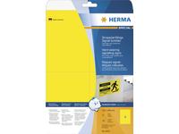 HERMA Signal-Schilder A4 105x148 mm gelb Folie 100 St.