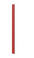 Durable SPINE BAR 60 Sheet Binding Bar for Unpunched Docs | 50 Pack | A4 Red