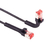 FTP CAT6A 10 Flexline Gigabit Netwerkkabel - CU - Buigbare connector - 10 meter - Zwart