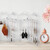 Relaxdays Schmuckhalter aus Acryl, klappbarer Schmuckständer, für Ohrringe, Ketten, verschiedene Größen, transparent