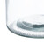 Relaxdays Windlicht, 12er Set, aus Glas, innen & außen, H x D: 9,5 x 8 cm, Teelichthalter mit Schleife, transparent/gold