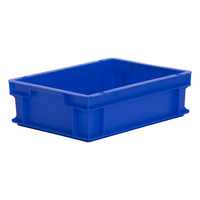 11L Euro Stacking Container - Solid Sides & Base - 400 x 300 x 120mm - Red