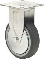 Produkt Bild von Stahl Bockrolle mit Rad aus Gummi ,Traglast 90 Kg