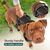 BLUZELLE Hundegeschirr Kleine Hunde, Reflektor Brustgeschirr mit Griff & Tasche für GPS Tracker, Anti-Zug Hundeweste Hund-Warnweste Atmungsaktiv, - XS Braun