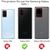 NALIA Glitzer Handyhülle für Samsung Galaxy S20 Plus, Bling Silikon Handy Schutz Hülle Blau