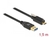 SuperSpeed USB (USB 3.2 Gen 1) Kabel Typ-A Stecker zu USB Type-C™ Stecker mit Schraube oben, schwarz