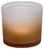 Teelichthalter Tomomi; 8x7.5 cm (ØxH); weiß/braun; 2 Stk/Pck