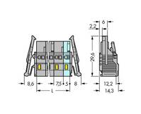 WAGO Hüvelyház kábel 231 Pólusok száma 16 Raszterméret: 7.50 mm 231-216/037-000/035-000 10 db