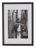 Photo Album Co Certificate/Photo Frame A3 Paperwrap Wood Frame Plastic Front Dark Grey