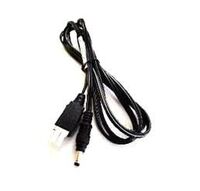 Cable, power, 5.4VDC, 3A CBL-DC-383A1-01, Male/Male, USB A, 3 A, Black Externe Stromkabel