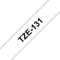 TZE131 12MM BLACK ON CLEAR TAPE - MOQ 25 Labelling Tape Címke szalagok
