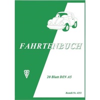 Fahrtenbuch A5 20 Blatt PVP 4251