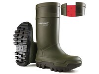 Dunlop Protective Footwear Purofort® Thermo+ Wellington Laarzen, Volledige Bescherming, Maat 38, Groen (paar 2 stuks)