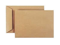 Akte envelop, 175 x 265 mm, zelfklevend, 90 g/m², bruin (pak 250 stuks)