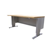 Electrically height adjustable workbench