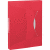 Ablagebox Vivida A4 PP bis 350 Blatt tranluzent rot